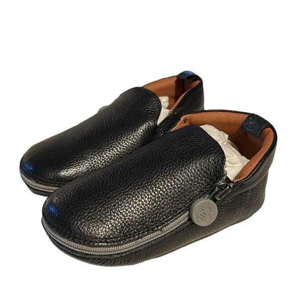 BUKUBEE BABY Onyx Leather Bootie - Soft Soles US 5 (24-30 months) - Picture 8 of 13